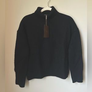 Gentle Herd NEW Wool/Yak Wool Cowl Neck Sweater- Black